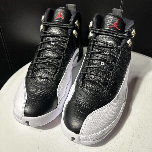 AIR JORDAN MENS Sz 10 RETRO 12 AJ12 PLAYOFF WHITE OG BLACK CT8013-006 NEW main image 7
